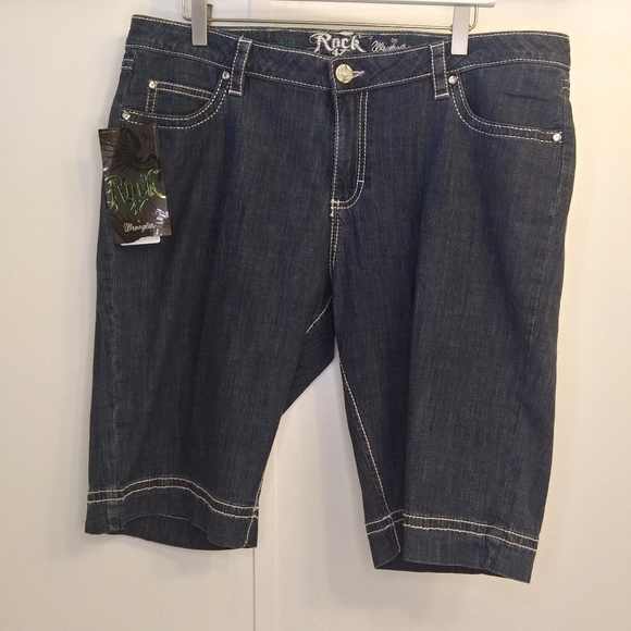 Rock 47 by Wrangler Pants - Rock 47 by Wrangler NWT Denim Bermuda Short